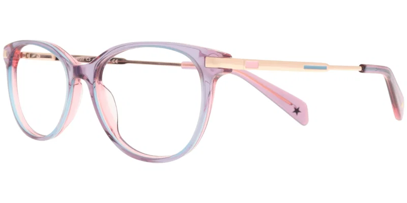 Ramă ochelari copii CYS 6722 c2 Success, auriu transparent și violet