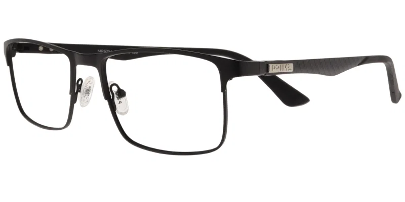 Ramă de ochelari MP 6254 c3 Prime din metal, negru și argintiu