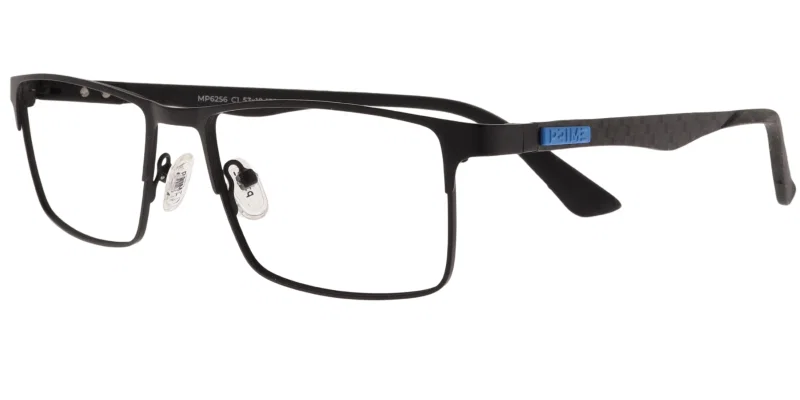 Ramă de ochelari MP 6256 c1 Prime, metalică, negru și albastru