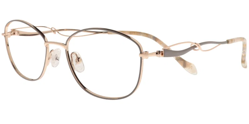 Ramă de ochelari TYM 6085 c3 Moonlight auriu-gri, vedere frontală
