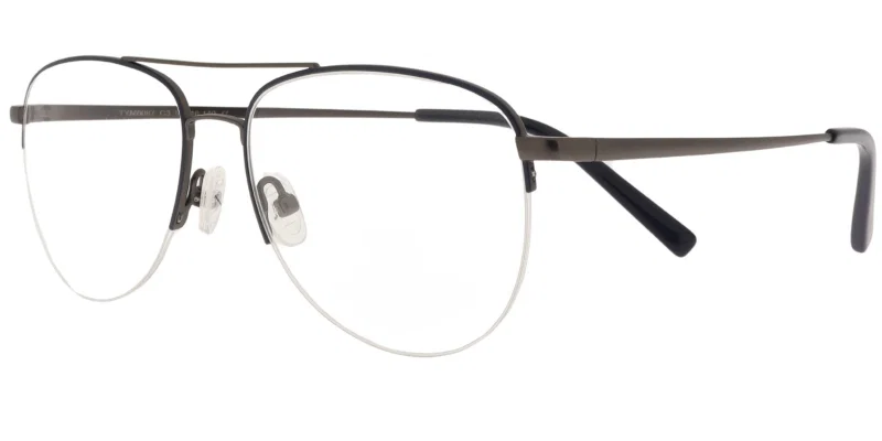 Ramă de ochelari TYM 6087 c3 Moonlight pentru femei, gunmetal și albastru navy