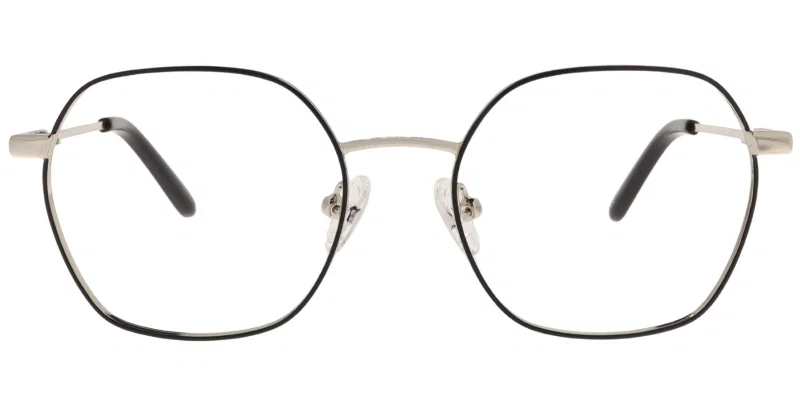 Vedere laterală ramă de ochelari YM 6088 c3 Moonlight din inox