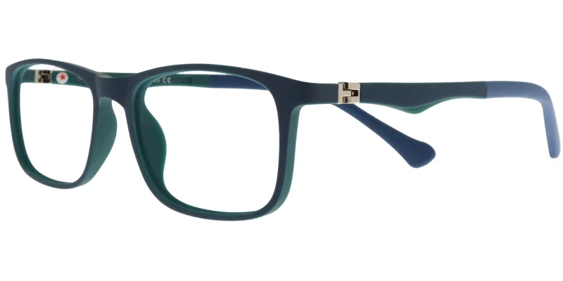 Ramă ochelari copii DE XS 6736 c3 Success verde și bleumarin, vedere frontală