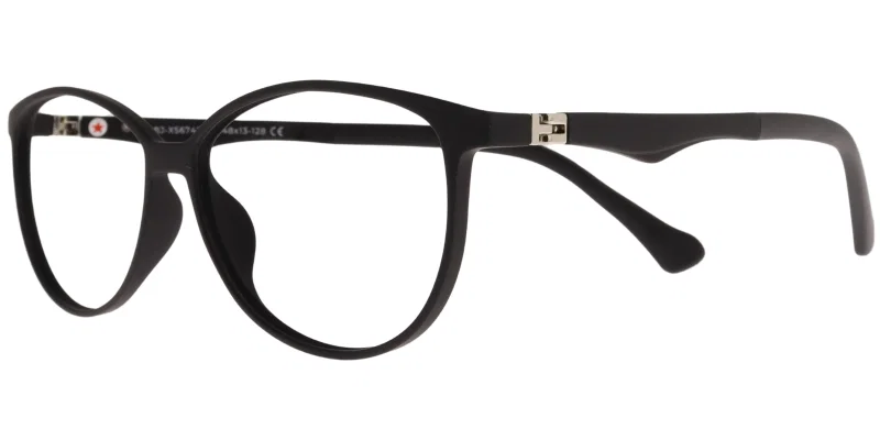 Rame de ochelari copii BJ XS 6742 c2 Success negre, vedere frontală