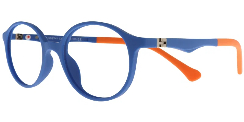 Rame de ochelari pentru copii CZ XS 6741 c8 Success, albastru și portocaliu