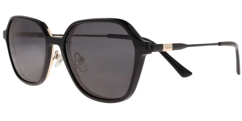 Ramă de ochelari clip-on GST 6419 c1 Sonata, negru și auriu