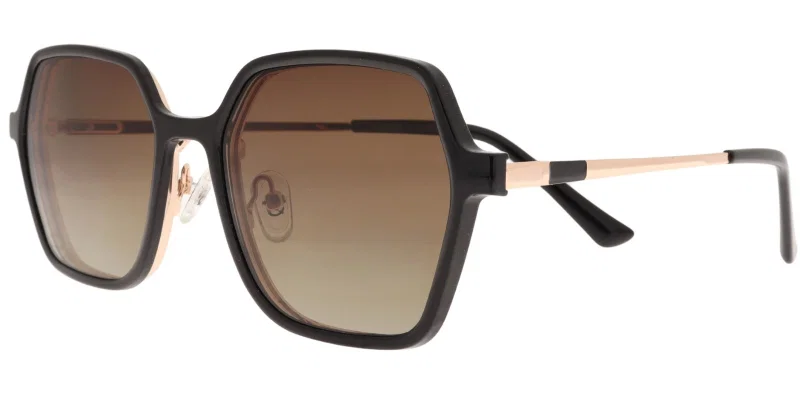 Ramă clip-on GST 6420 c1 Sonata în culori negru și auriu
