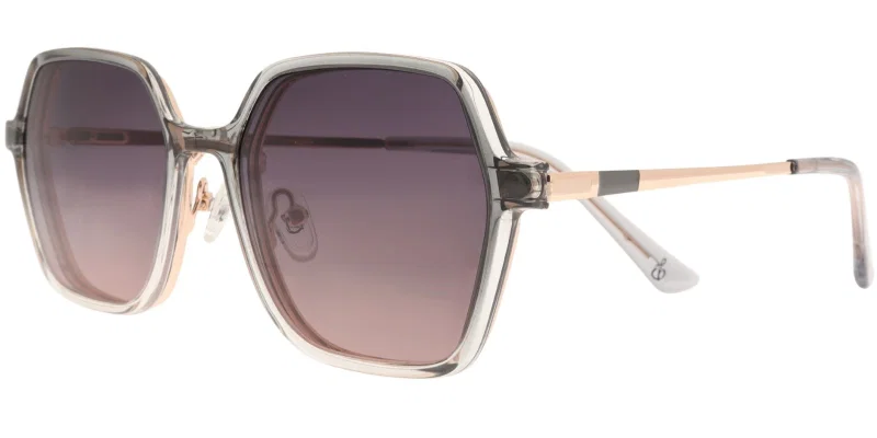 Ramă clip-on GST 6420 c2 Sonata pentru femei, gold și gray