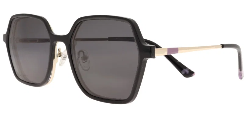 Ramă de ochelari GST 6420 c3 Sonata clip-on, gold și violet