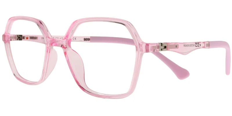 Rame de ochelari copii JR XS 7579 c2 Success roz și transparente
