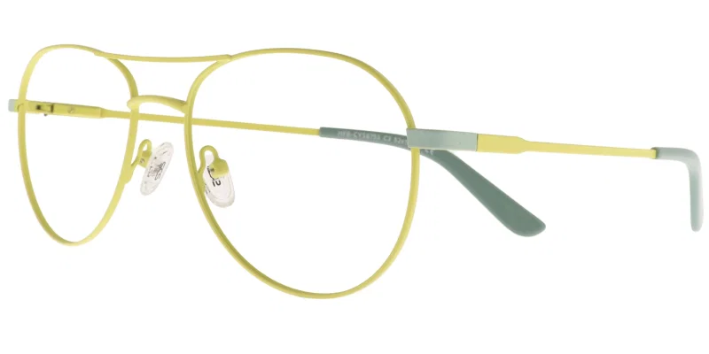 Ramă de ochelari pentru copii HFB CYS 6753 c3 Success, verde și galben, vedere frontală