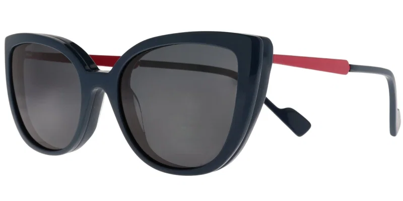 Ramă de ochelari clip-on GLM 6905 c1 Moonlight albastru și roz