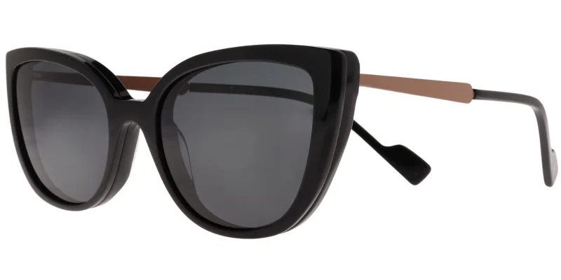 Ramă GLM 6905 c2 Moonlight clip-on, culoare neagră
