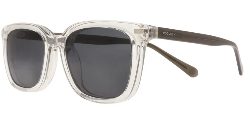 Ochelari clip-on GLM 6921 c1 Moonlight în gri, transparent și alb