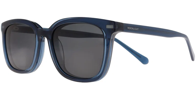 GLM 6921 c2 Moonlight, ramă clip-on albastră și transparentă