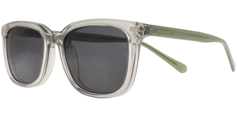 Ramă clip on GLM 6921 c3 Moonlight pentru femei, verde, transparent și alb