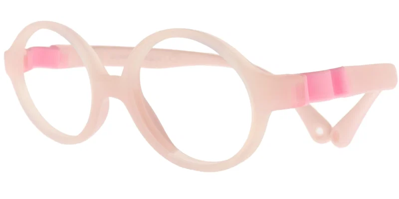 Ochelari pentru copii JZ JO 6749 c2 Success, ramă beige și roz, vedere frontală