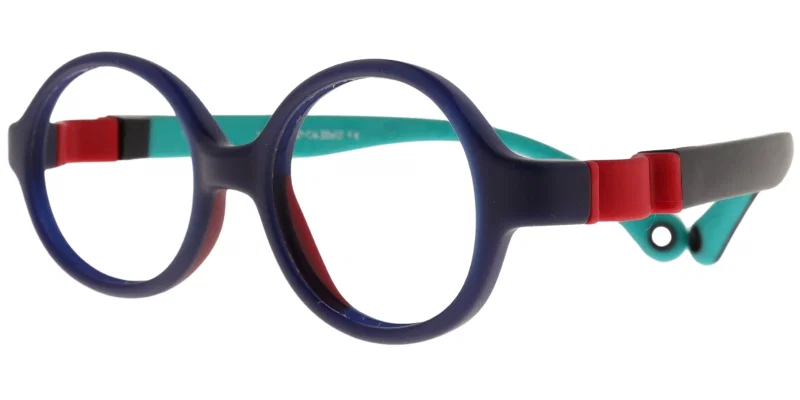 Ramă de ochelari copii JO 6750 c4 Success, negru verde și bleumarin