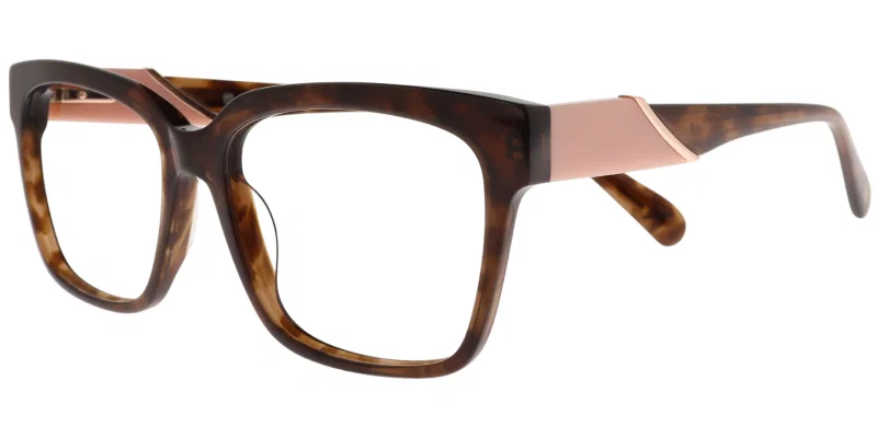 Rame de ochelari TWM 6069 c1 Moonlight în nuanțe maro, auriu și roz