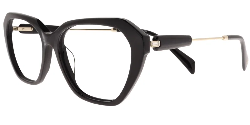 Rame de ochelari TWM 6098 c1 Moonlight negre și aurii, vedere frontală