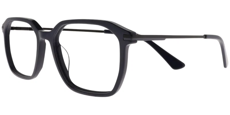 Ramă de ochelari TWP 6264 c3 Prime, negru și bleumarin, vedere frontală