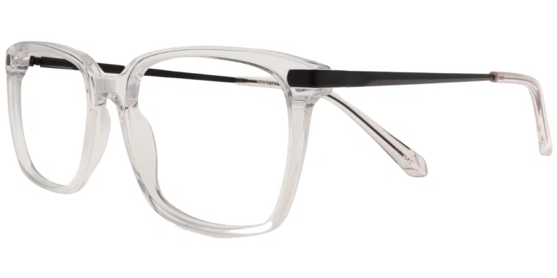 Ramă de ochelari pentru bărbați TWP 6267 c1 Prime, negru, transparent și alb
