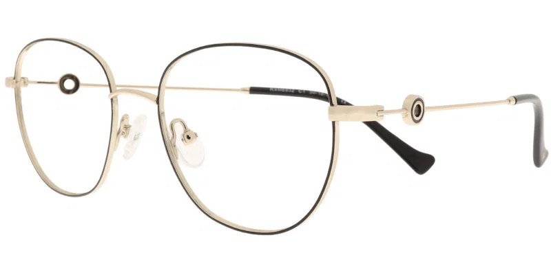 Ramă de ochelari pentru femei RXM 6932 c1 Moonlight, titan, negru și auriu